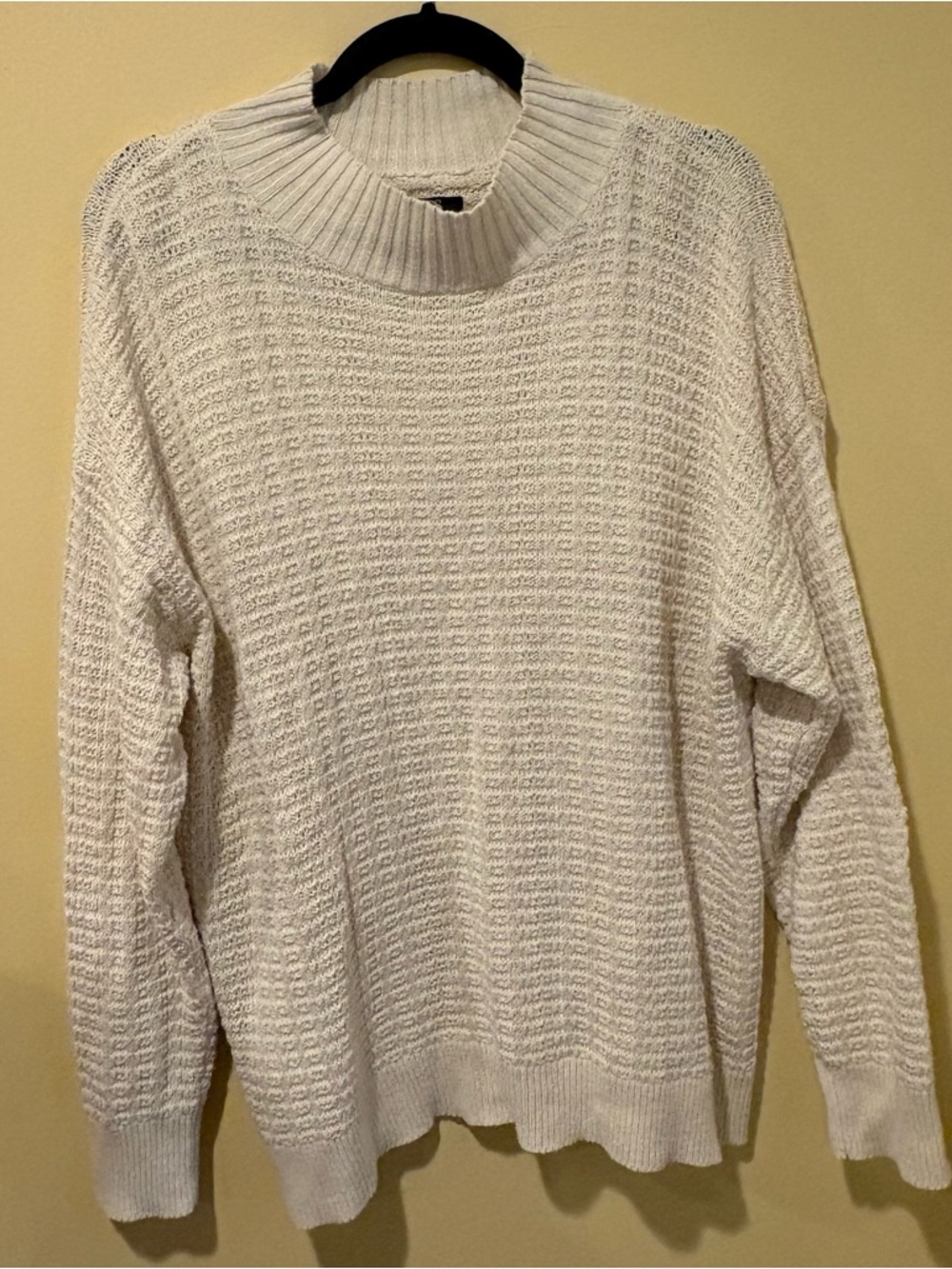 Chaps Cream Knit Pullover